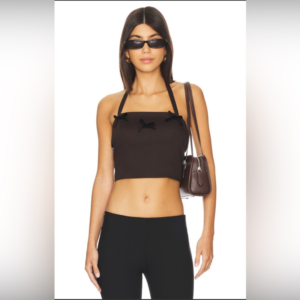NWT Zemeta Ribbon Halter top, size XS